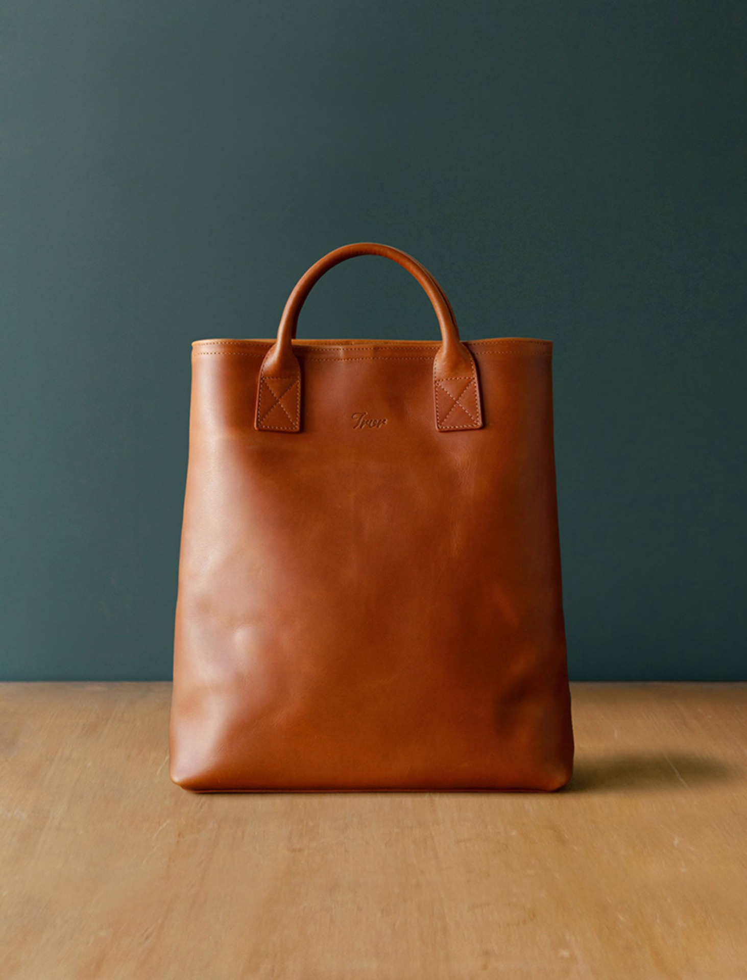DAY LEATHER TOTE M - TANNED