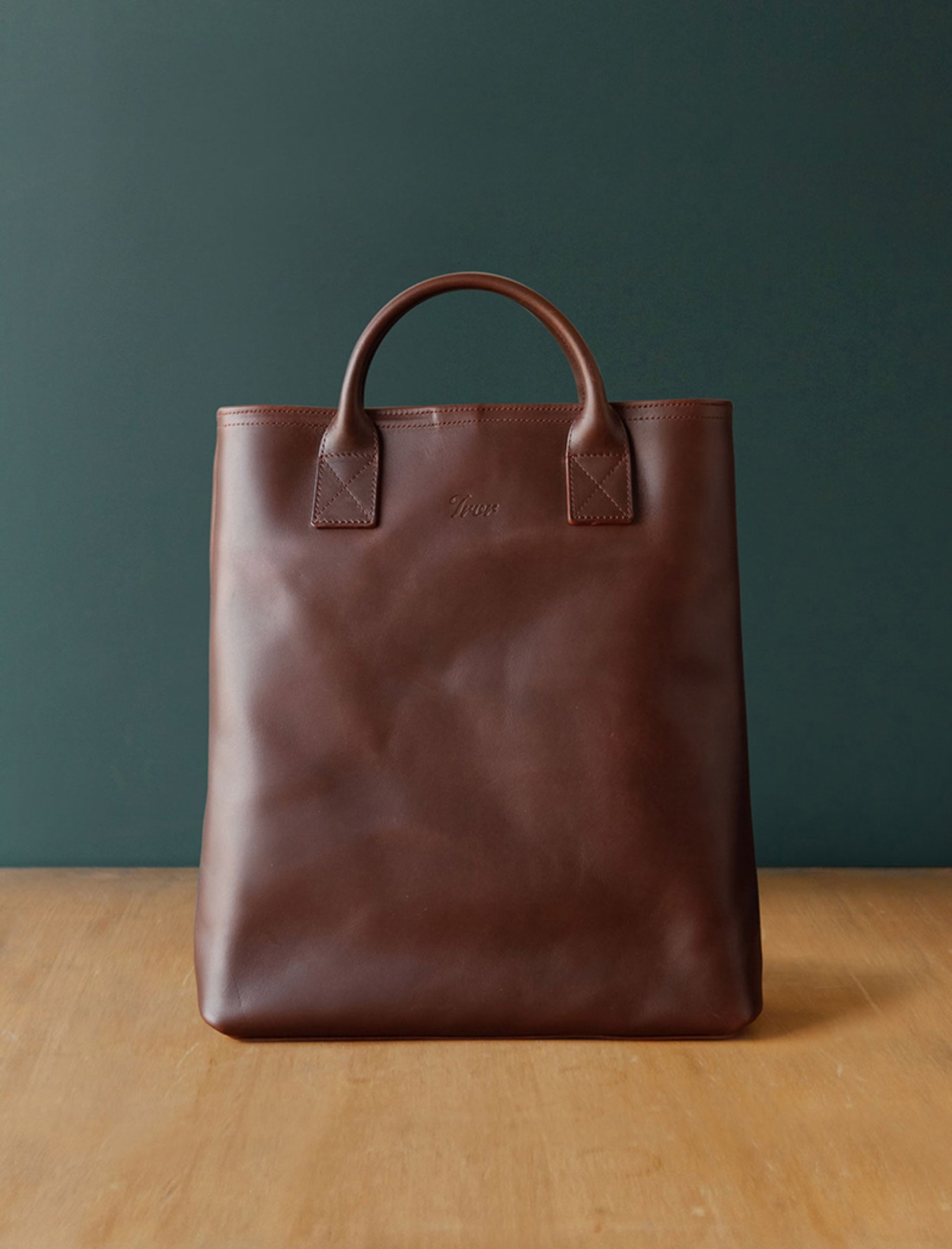DAY LEATHER TOTE M - SADDLEBROWN