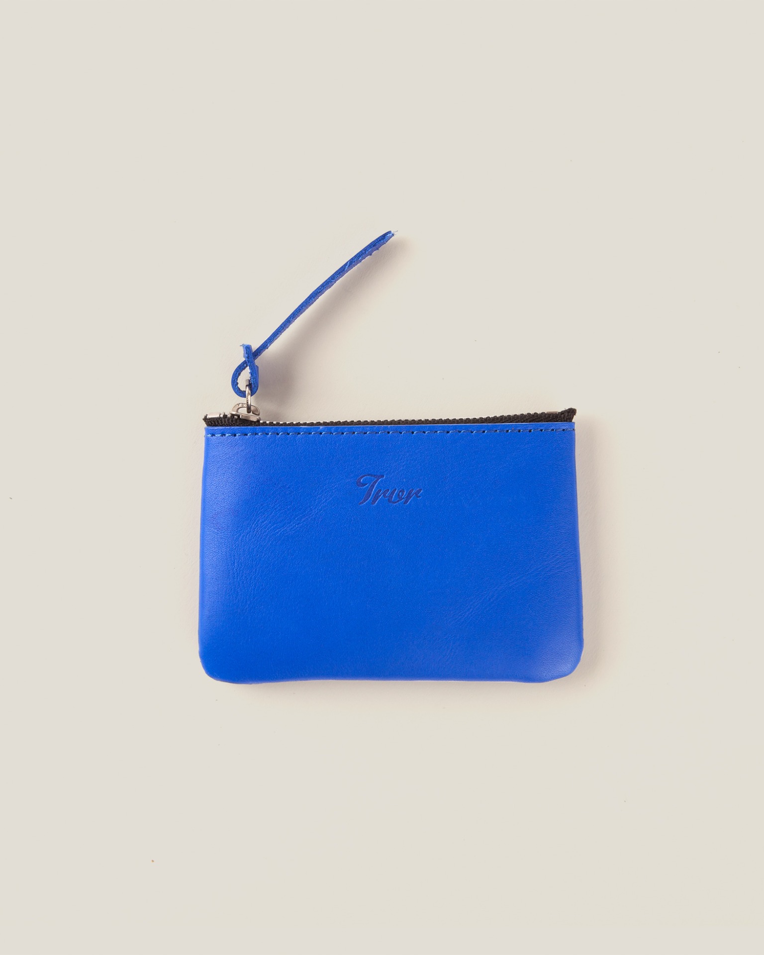 Leather Pouch S-Blue