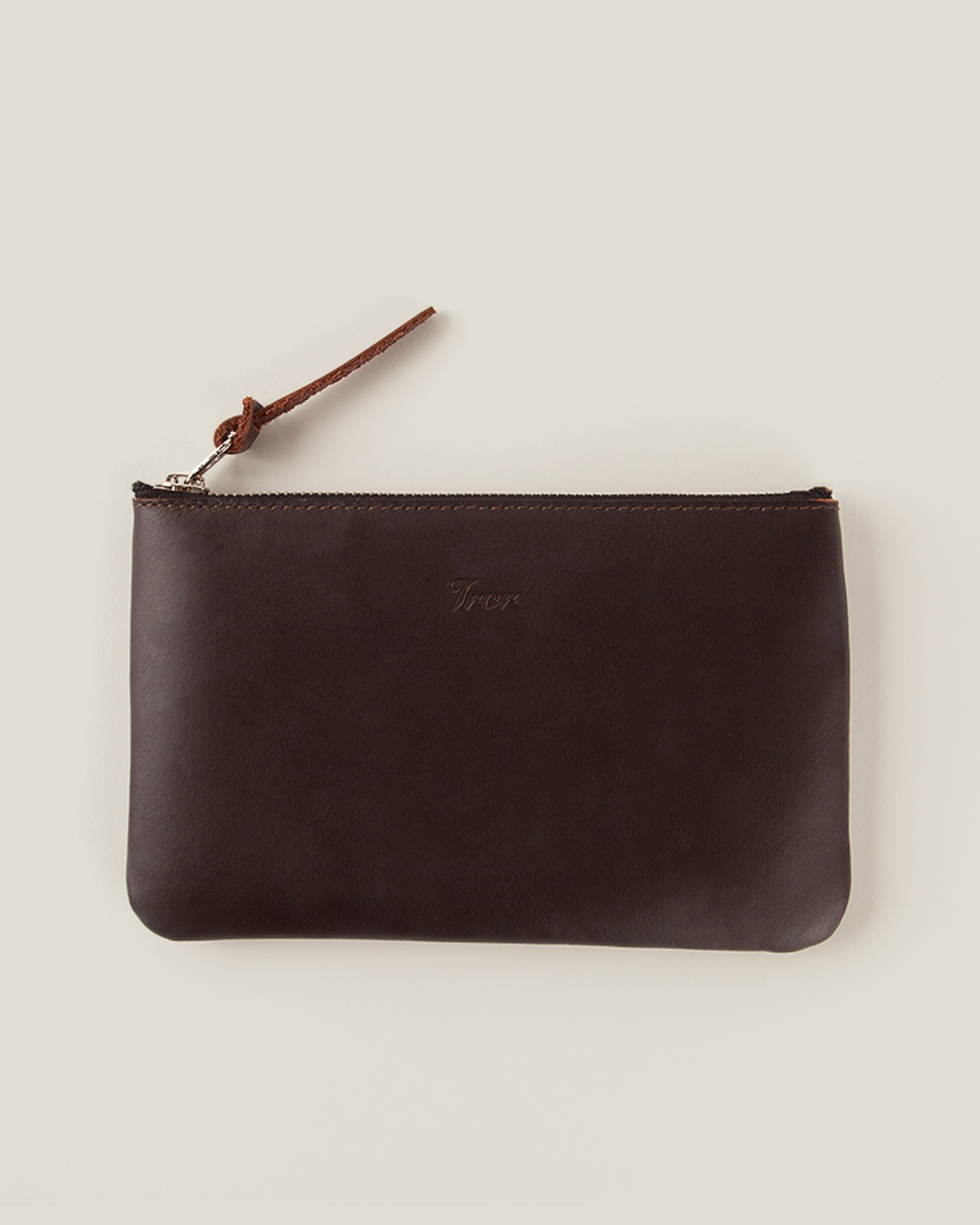 Leather Pouch M-Saddlebrown