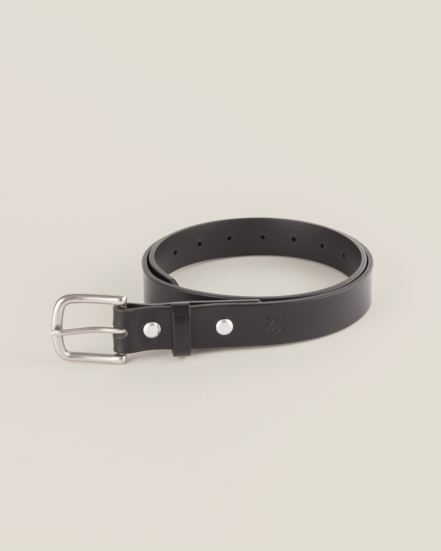 Leather Belt Black 1321