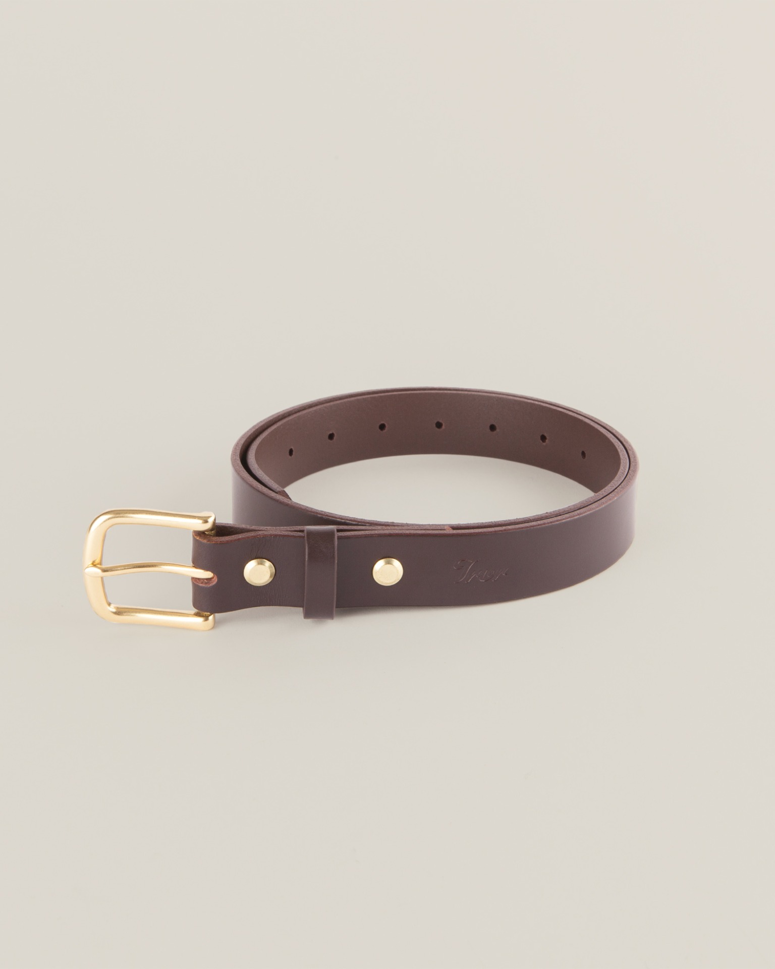 Leather Belt Saddlebrown 3321