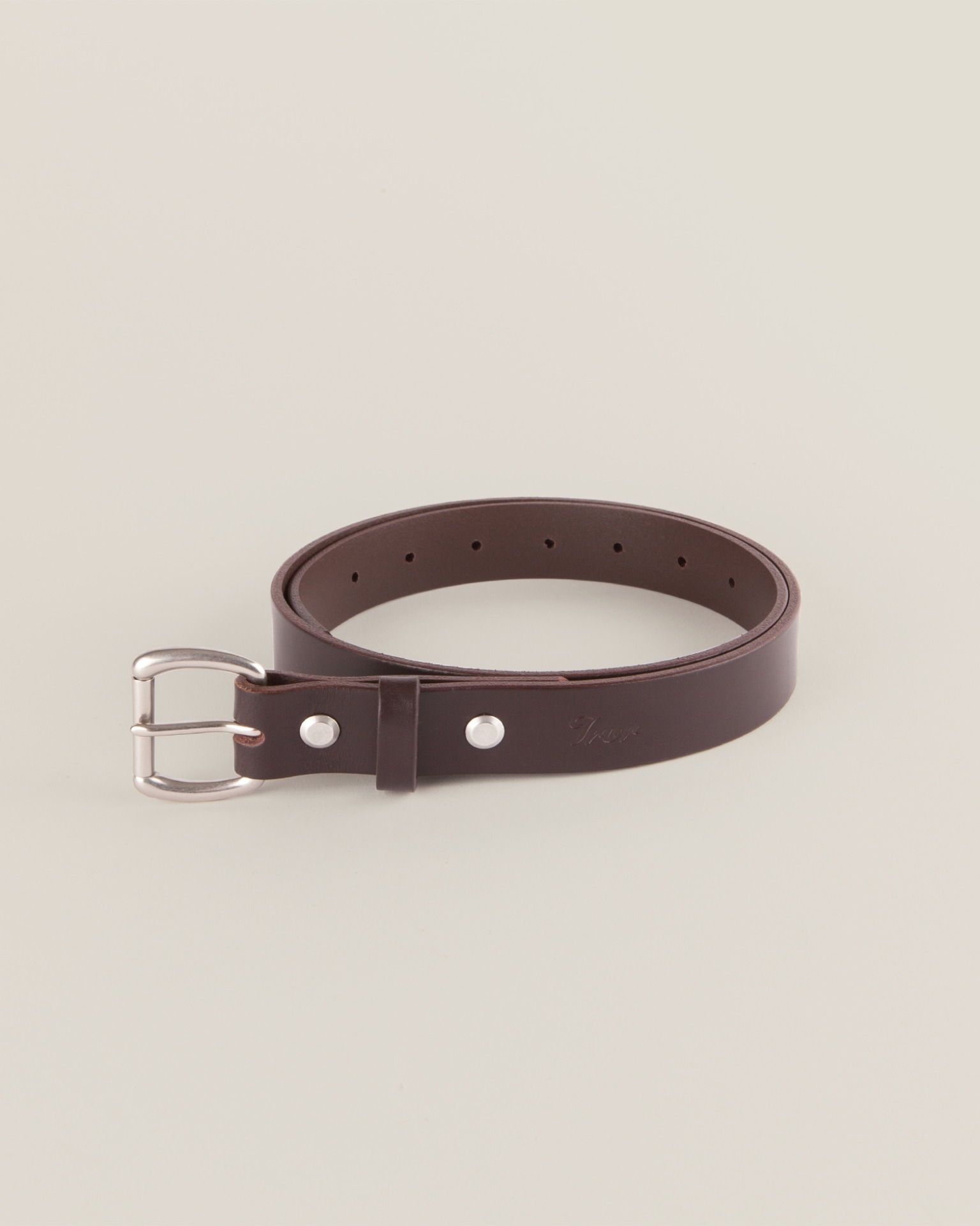 Leather Belt Saddlebrown 1109