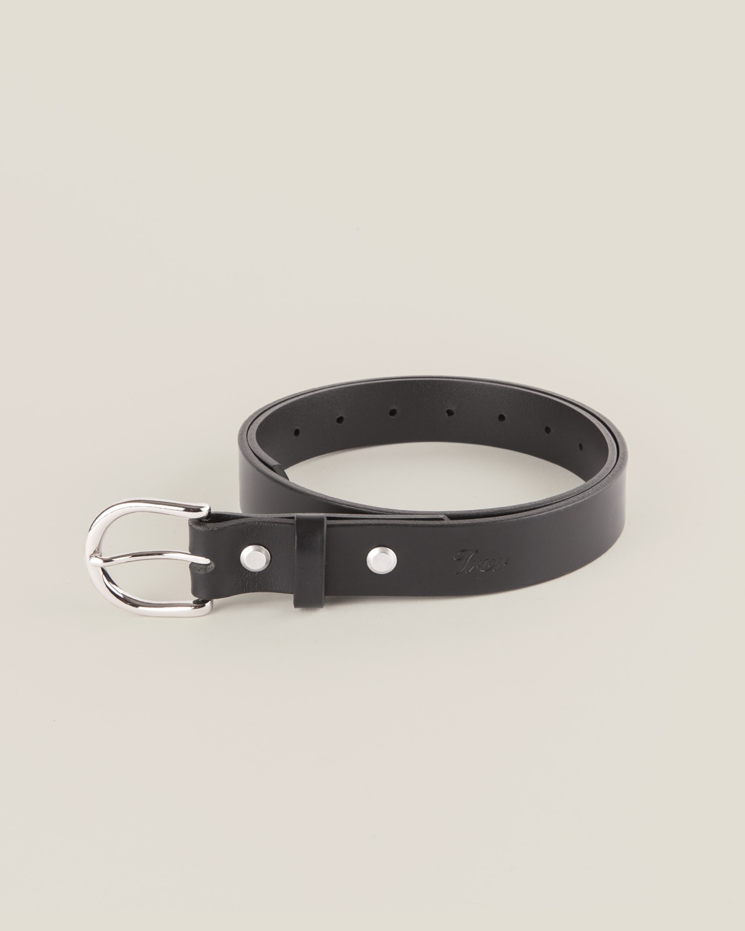 Leather Belt Black 1034