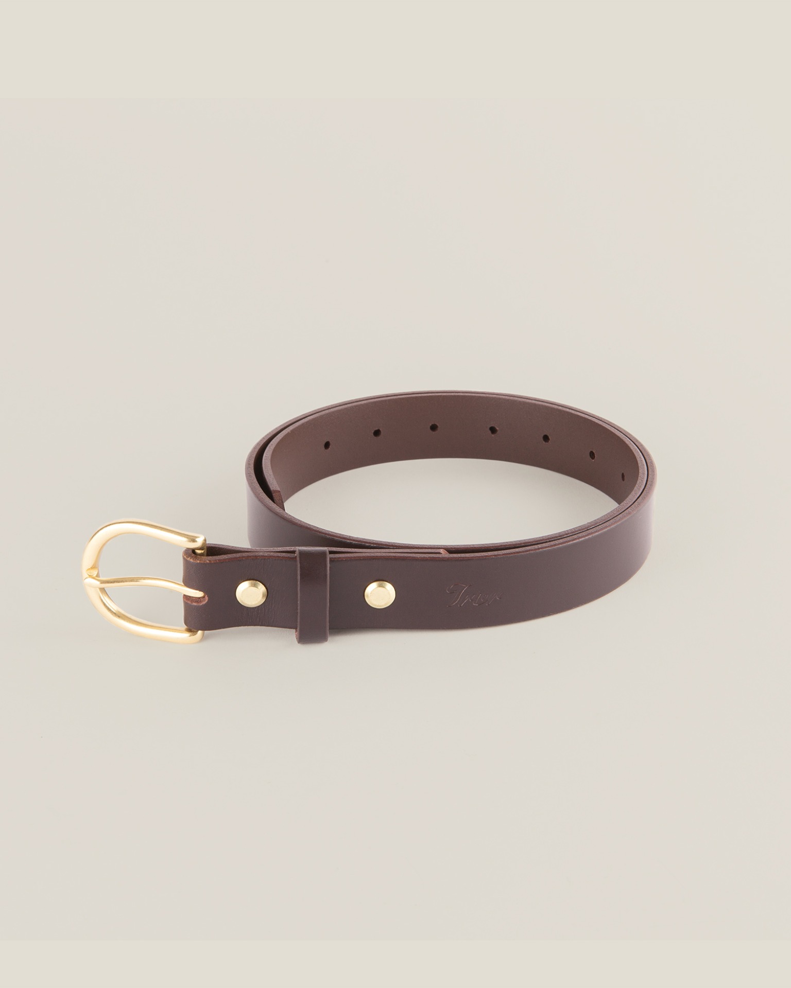 Leather Belt Saddlebrown 3034