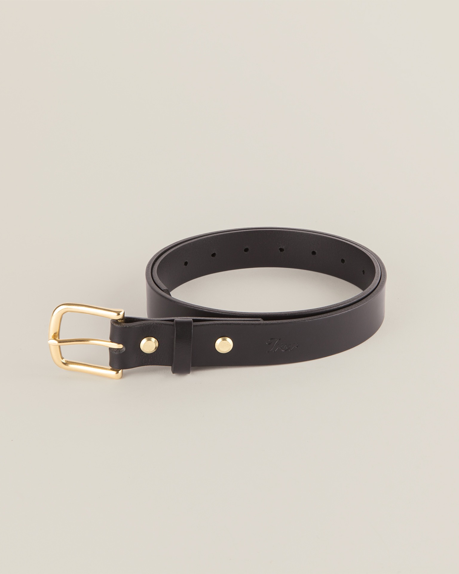 Leather Belt Black 3321
