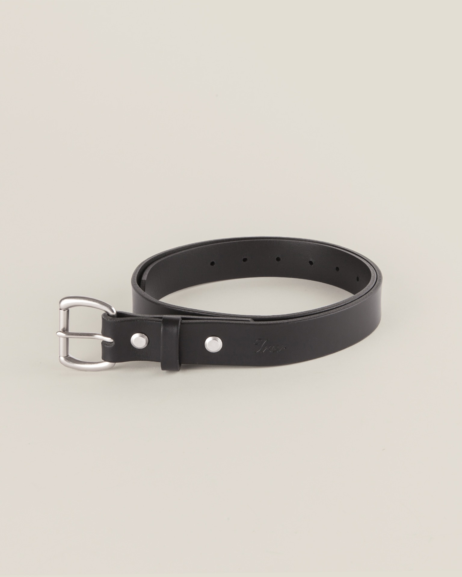 Leather Belt Black 1109