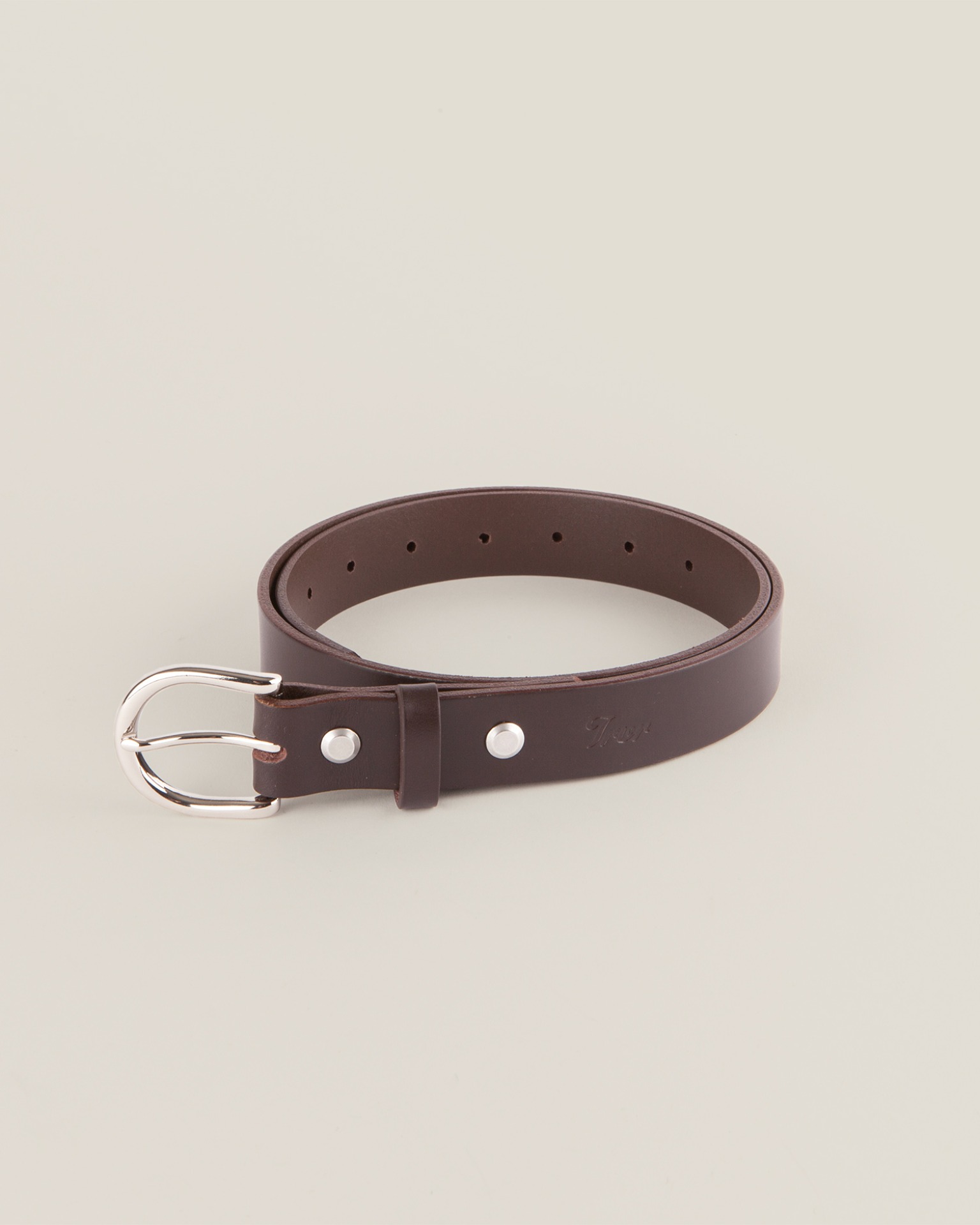 Leather Belt Saddlebrown 1034