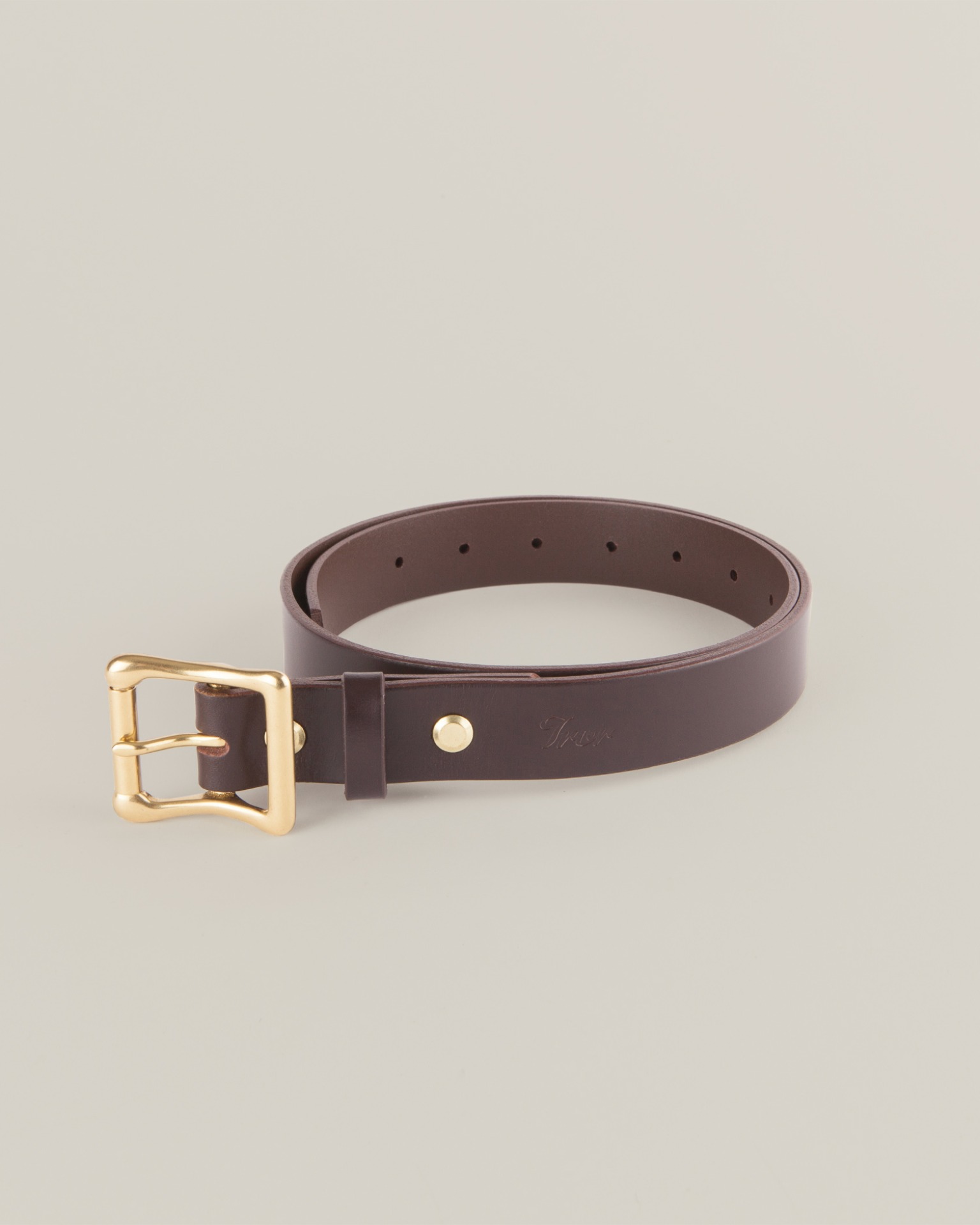 Leather Belt Saddlebrown 3684