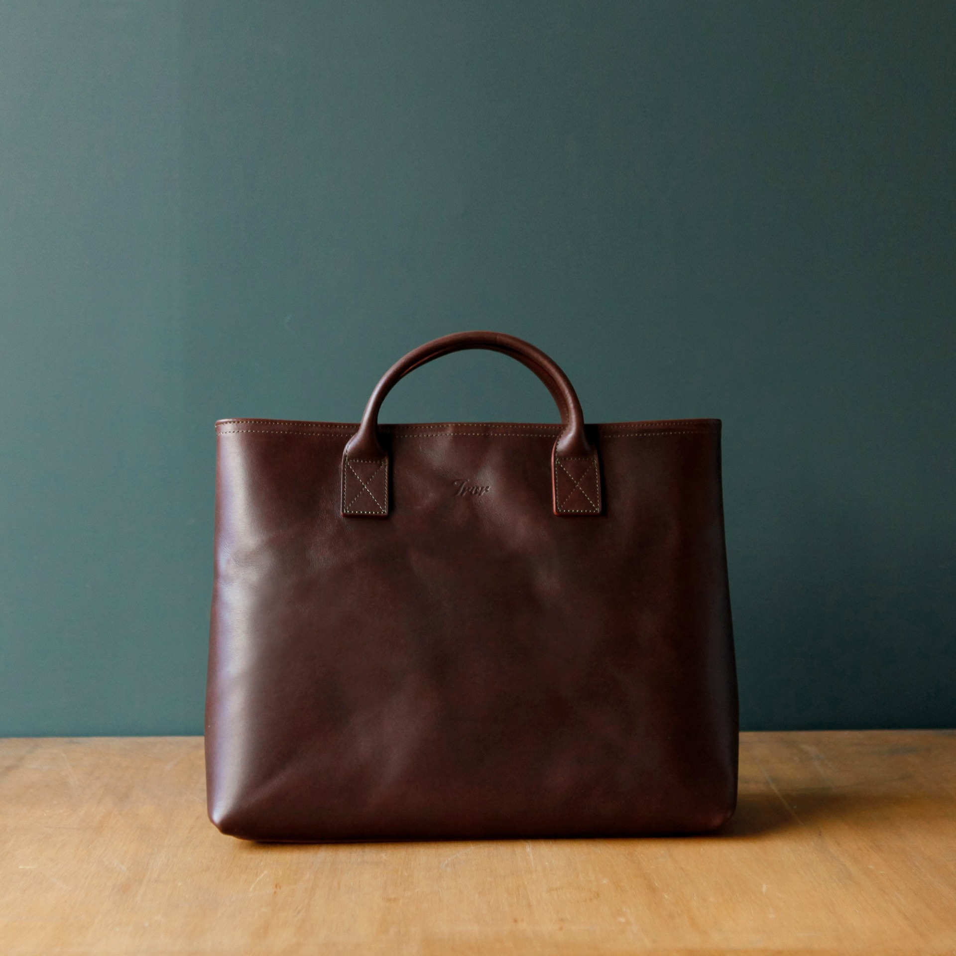 DAY LEATHER TOTE L - SADDLE BROWN